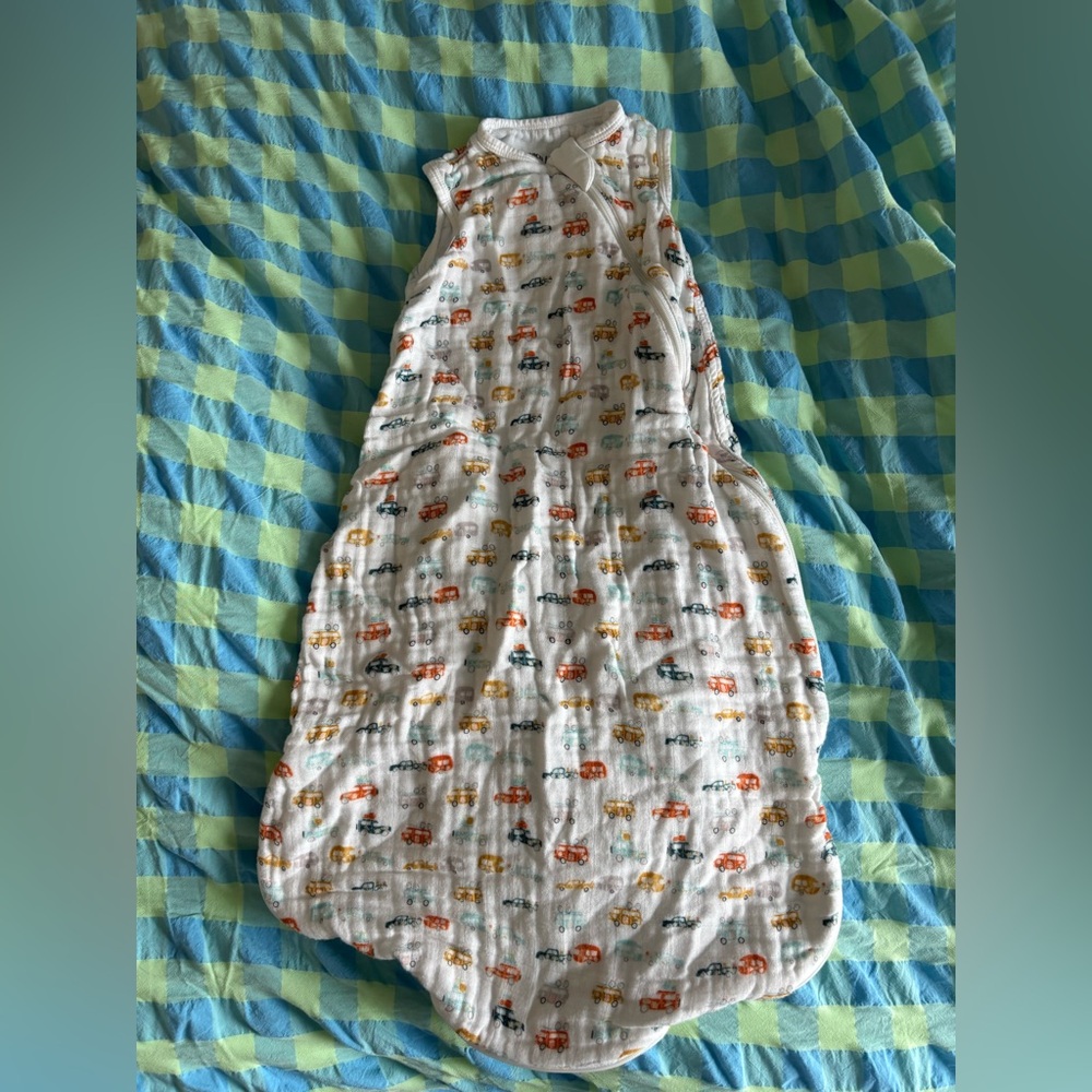 Loulou Lollipop bamboo muslin sleepsack (0–6 months)